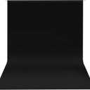 Hemmotop 10x8ft Black Photo Backdrop for Photoshoot, Large Drapes Well Photography Background for Wedding, Birthday, Graduation Party Photos, Video Recording