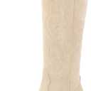 Pasuot Western Cowboy Boots for Women - Knee High Wide Calf Cowgirl Boots, Slip On Pointed Toe Chunky Heel Fashion Retro Classic Pull On Tall Boot for ladies Party concert Size 6