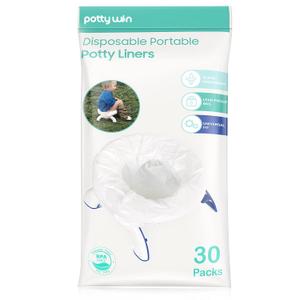 [30 Counts] Disposable Potty Liners Compatible with OXO Tot 2-in-1 Go Potty, Potty Refill Bags for Toddler Travel, Universal Potty Bags Fit Most Potty Chairs and Travel Potty