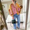 luvamia Wide Leg Jeans for Women Trendy High Waisted Flare Jeans Cropped Denim Pants Stretchy Baggy with Patch Pockets (XXL)