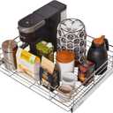 HOLDN STORAGE Pull Out Cabinet Organizer, Slide Out Drawer for Kitchen Cabinets & Pantry, Roll Out Shelf for Pots, Pans & Under Sink Storage, Heavy-Duty Full-Extension, 24" W x 21" D x 5" H