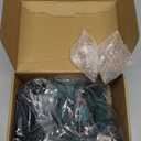 C9 LED Christmas Pathway Lights, 38 Feet Outdoor String Lights with 25 LED Bulbs and Marker Stakes, Waterproof Connectable Christmas Walkway Markers Light for Outside Driveway Yard Garden Patio Lawn