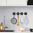 Adhesive Suction Cup Hooks, 15lbs Heavy Duty Black Towel Hooks for Bathroom, Waterproof Stainless Steel Bath Towel Hooks, Punch-Free Hooks for Shower, Towels, Bath Sponge, Robes (2 Pack)