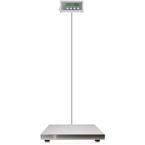 SIKE EPS660 Bariatric Floor Scale with Extra-Large Platform, SIKE Digital Postal Shipping Scale, 660 x 0.2lb(300kg x 0.1kg), 22" x 22" Platform, Stainless Steel, Heavy Duty