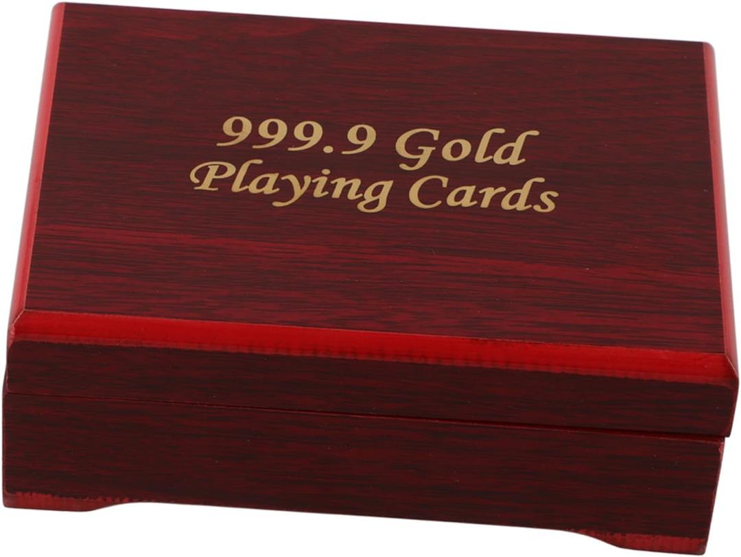 Hemoton Wooden Poker Storage Box Vintage Design Compact Playing Card Case Organizer for Desktop Use Practical Wooden Case for Deck Cards Friends and Family