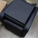 Sweetcrispy Massage Recliner Chair for Adults, Adjustable Home Theater Seating with Lumbar Support for Living Room, Modern Fabric Reclining, Black