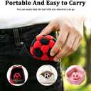 2026 Updated Footbag, Professional Well-Filled Kick Ball, Durable Hand-Made Soft Dirt Foot Bag for Beginners,Foot Sports,Outdoor Play,Party Games and Coordination Training (3 PCS)
