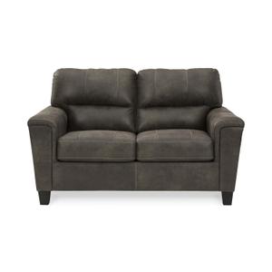 Loveseat Couch, Dark Grey, 59.5"L x 37.5"D x 38"H