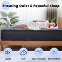Waterproof Mattress Pad Twin, Quilted Fitted Twin Mattress Topper, Five-Layers Noiseless Mattress Protector Cover with 8"-21" Deep Pocket, Machine Washable, Grey, 39x75