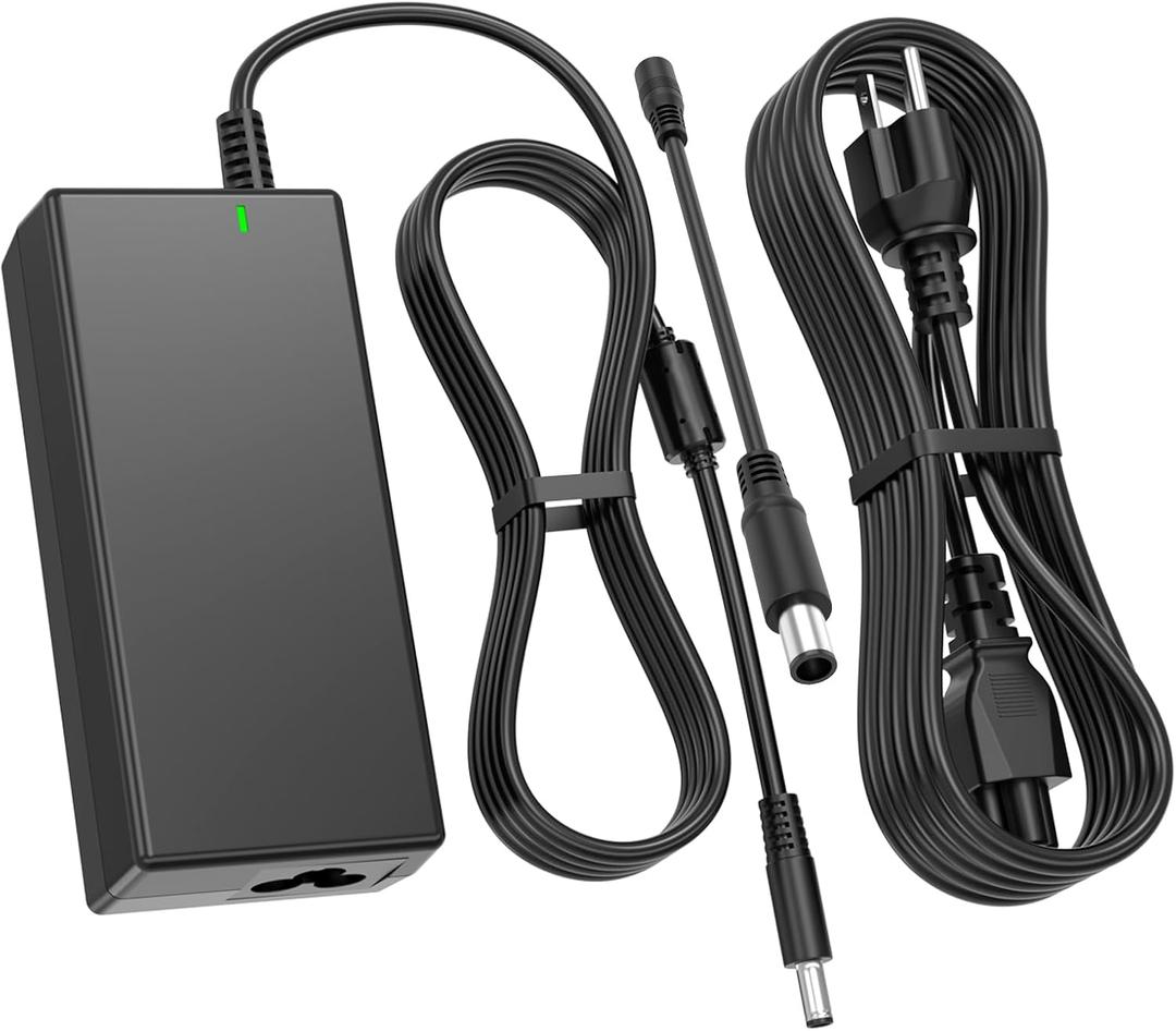 65W Charger Ac Adapter for Dell Laptop Charger Compatible with Latitude Vostro Inspiron15 Charger HA65NS5-00 Supply Cord 2 in 1 Round Tip Replacement (4.5x3.0mm and 7.4x5.0mm)