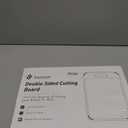 2 in 1 Stainless Steel Cutting Board with Handle Chopping Butcher Block Not Titanium Best Mama Mommy Bonus Mom Ever Mother In Law Gifts Step Mom Stepmom Grandma Gigi Granny Nana Present (Gray)