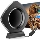 Strongest Indoor TV Antenna Up 3200+ Miles Range, 2026 Best Digital Antenna for Smart TV Outdoor, Amplified HDTV Antenna Local Channels with Amplifier Signal Booster 38ft CableSupport 8K 4K 1080p