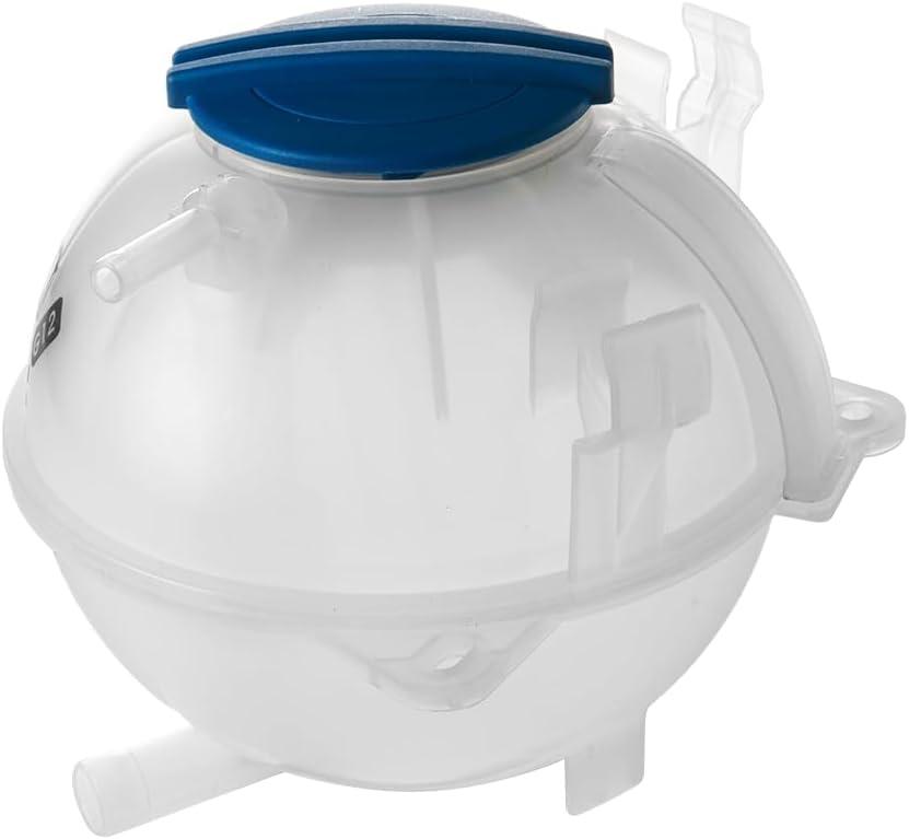 Coolant Radiator Reservoir Tank Coolant Overflow Expansion Bottle with Cap and Sensor - Compatible for Volkswagen Passat CC Golf GTI Jetta Tiguan for Audi A3 Q3 TT - Replace Part 1K0121407A