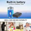 Smallest Wireless Hidden Camera,HD1080P Wireless Battery Camera,Portable Remote Camera,Nanny Cam,Baby Monitor with Night Vision,Motion Detection,Cloud Storage,Remote Viewing for iOS Android Phone APP