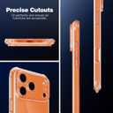 TiMOVO for iPhone 17 Pro Max Clear Case, Shockproof Anti-Scratch Transparent Phone Case with Bumper Protection, Slim Lightweight Cover, Clear