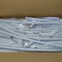 LANGXUN Large Size Metal Balloon Arch Kit, Wedding Heart Arch Stand, Love Balloon Column Arch Frame for Wedding, Bridal, Valentine's Day, Engagement and Birthday Party Supplies (White)