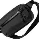 Tomtoc 1.5L X-Pac Sling Bag with RFID Blocking, Crossbody Bag Minimalist Chest Shoulder Pack for Men/Women, Water-resistant Lightweight Casual Funny Pack for Travel, Daily Commute