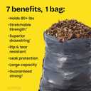 Glad Large 30 Gallon Trash Bags, Unscented Heavy Duty Garbage Bags, Forceflex with Drawstring, 50 Count 