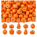 Mini Resin Pumpkins,Tiny Miniature Pumpkins for Crafts DIY Artificial Vase Bowl Filler Home Indoor Fall Halloween Thanksgiving Autumn Table Decorations