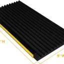 LBG Products Window Air Conditioner Foam Insulation Panels,AC Side Insulating Panel Kit,2 Pack,Black, 17in High x 9in Wide x 7/8in Thick