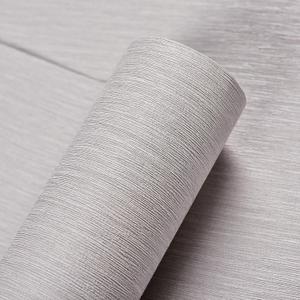 Haimin Grasscloth Wallpaper Peel and Stick 20.9in X 393in Fabric Contact Paper Wall Paper Textured Wallpaper Vertical Stripes Look Self-Adhesive Thick Vinyl Embossed Film