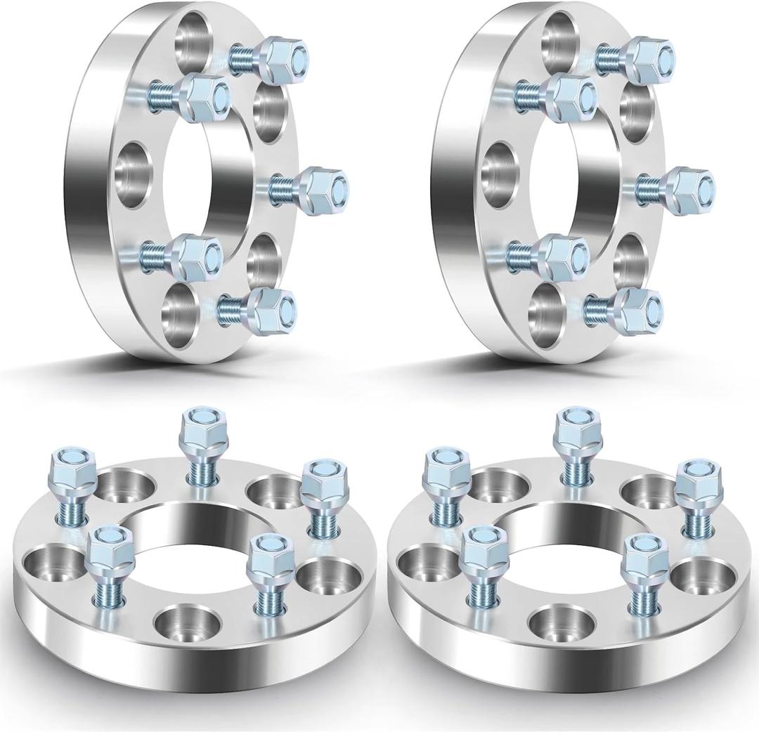 SCITOO 4Pcs 5x5 to 5x4.75 Wheel Adapters 1 inch Thread Pitch 12x1.5 Hub Bore 78.3mm 5 Lug Wheel Spacers Fit for Roadmaster Impala Caprice Pacifica Town & Country Journey Grand Caravan