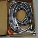 Blissland Shower Hose, 79 Inches Extra Long Stainless Steel Handheld Shower Head Hose with Brass Insert and Nut - Durable and Flexible(Chrome)
