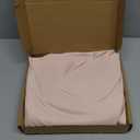 Amazon Basics Lightweight Breathable Wrinkle Resistant Brushed Microfiber 3 Piece Bed Sheet Set with 14-Inch Deep Pockets, Twin, Blush Pink, Solid