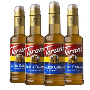 Torani Syrup, Salted Caramel, 12.7 Oz, 4Count (EXP 06/01/28)