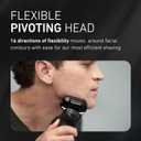 Panasonic ARC5 Electric Razor for Men with Pop-Up Trimmer, Wet/Dry 5-Blade Shaver, Men's Electric Razors for Shaving Face with Intelligent Shave Sensor and 16D Pivoting Head, ES-LV67-K (Black)