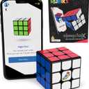 Rubik's Cube, The Official Rubiks ConnectedX, Bluetooth-Enabled 3x3 Speed Cube with Guided Learning App for Beginners, Brain Teaser Fidget Toy & Puzzle for Adults, Teens, & Kids, for Ages 8 & Up