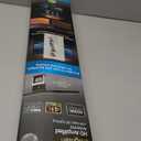 GE LED Lights Amplified TV Antenna, TV Antenna with Build in LED Strip Lights, TV Antenna for Smart TV, BIAS White Light 6500K, 1080P Digital HDTV VHF UHF NEXTGEN TV, Amplifier Signal Booster, 46003