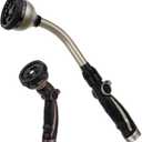 RESTMO Watering Wand Heavy Duty, Metal Water Hose Sprayer for Garden, High Pressure | Thumb Flow Control | On/Off Valve, Ideal for Outdoor Lawn & Plant Watering, Car & Pet Washing