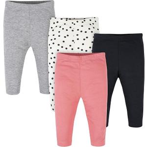 Onesies Brand Baby Girls' 4 Pack Pants Mix N Match 6-9 M