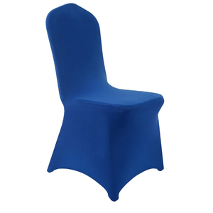 Stretch Spandex Chair Cover for Wedding Party Dining Banquet Event Blue 45"