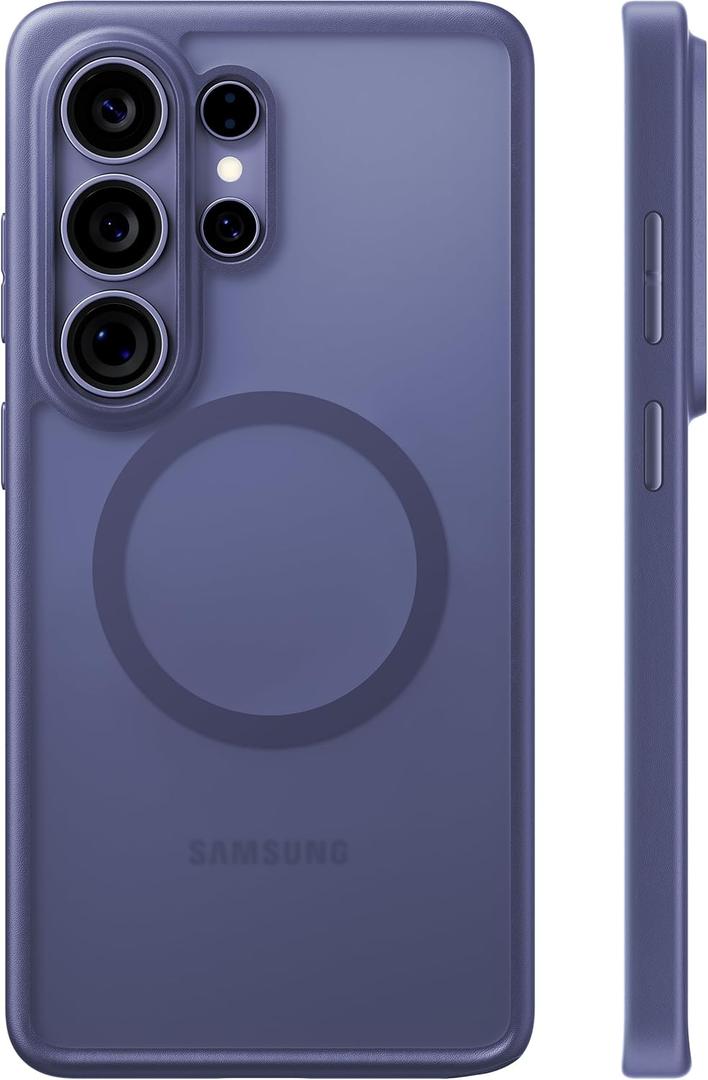 TORRAS Magnetic Shockproof for Samsung Galaxy S26 Ultra Case, Fit for MagSafe, 12FT Military Grade Protection, Translucent Slim Case for Samsung S26 Ultra Case Anti-Fingerprint Anti-Scratch, Purple