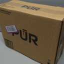 PUR PLUS 30-Cup Water Filter Dispenser with 1 Lead-Reducing PUR PLUS Filter, Dishwasher Safe, Powerful Filtration, Large Capacity with Slim, Space-Saving Design, White (DS1811Z)