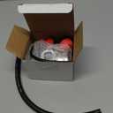 Tnisesm 1/4 Gas Fuel Line Hose with Clamps Valve & Filters Kit