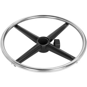 Kaleurrier Metal Chrome Foot Rest Foot Ring for Studio Drafting Chair Office Stool Salon Stool,16 inches Diameter