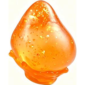 Drop Dream Squeeze Squishies Glitter Squishies Slow Rising Party Favors Stress Balls Fidget Sensory Toys for Adults Anxiety Relief Drop Shape Fidgets (Orange)