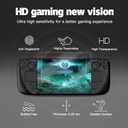 bibuks Steam Deck /OLED Protective Case,Non-Slip Skin Protective Shell Accessories,Steam Deck Case with Kickstand ,2 Screen Protector, 4 Thumb Grip (Black)