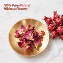 3 x Pure Natural Hibiscus Tea Bags, Clear Heat And Moisturize Dryness, Rich In Antioxidants And Aids Digestion, Refreshing Sweet And Sour Fruity Taste, Caffeine-Free (1 Pack/50 Bags)