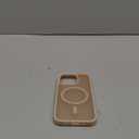 SUPFINE Magnetic for iPhone 15 Pro Case(Compatible with MagSafe)(Military Grade Drop Protection) Slim Translucent Matte Shockproof with Anti-Fingerprint Phone Case,Desert Gold