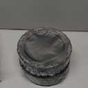 DaYammi 60PCS Black Plastic Plates, Heavy Duty Black Disposable Plates Premium 7.5 inch Dessert Cake Salad Appetizer Plate Hard Plastic Plate Disposable for Party Wedding