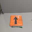 8 Pcs Traffic Cone Arrow Signs, 12.5" x 10.4" Reversible Directional Cone Top Signs for Yard Road Barricade Construction Warning