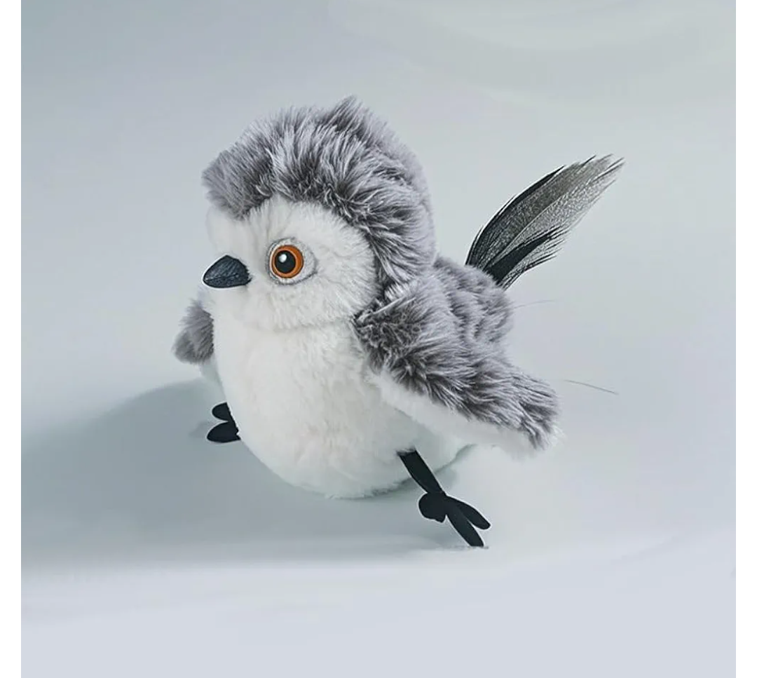 Cat Interactive Toys, Simulated Birds, Simulated Vocalization, USB Charging, Free Remote Control and Catnip, 135 g(4.77oz), for Cats and Dogs (Snowy Owl)