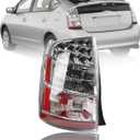 Dasbecan Driver Side Tail Light Compatible with 2006 2007 2008 2009 Toyota Prius Rear Left Tail Light Replaces# 8156147100 W/Light Bulbs