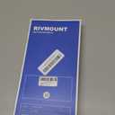 rivmount Winter Waterproof Ski Snow Warm Gloves for Women Men, Windproof Cold Weather Thermal with Touchscreen Fingers, for Running Driving Cycling Hiking Biking Outdoor Sports Daily Work (Medium, Black)