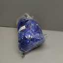 Christmas Tree Skirt Blue 30 inch Silver Christmas Tree Skirt Snowflakes Faux Fur for Xmas Holiday Home Party Decorations