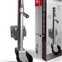 Boat Trailer Jack with Wheel Swivel- 2000 LBs 12" Lift Heavy Duty (Silver)